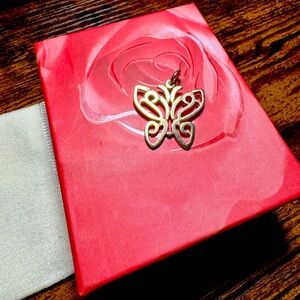 Retired & HTF 14k Open Work Large Butterfly 🦋 James Avery. Charm